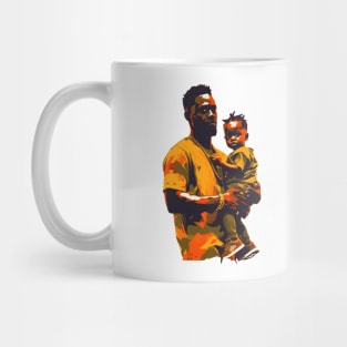 African American Father Mug